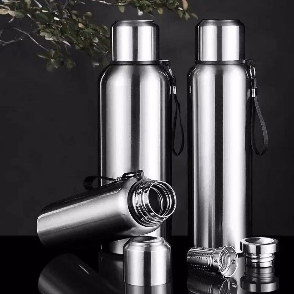 SPETLEK Silver Stainless Steel Vacuum Insulated Bottle, 800 ml – 4