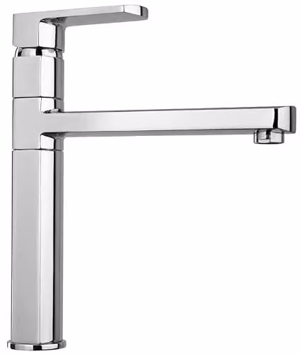 Piralla OVO Single Lever Bathroom Tap in Chrome
