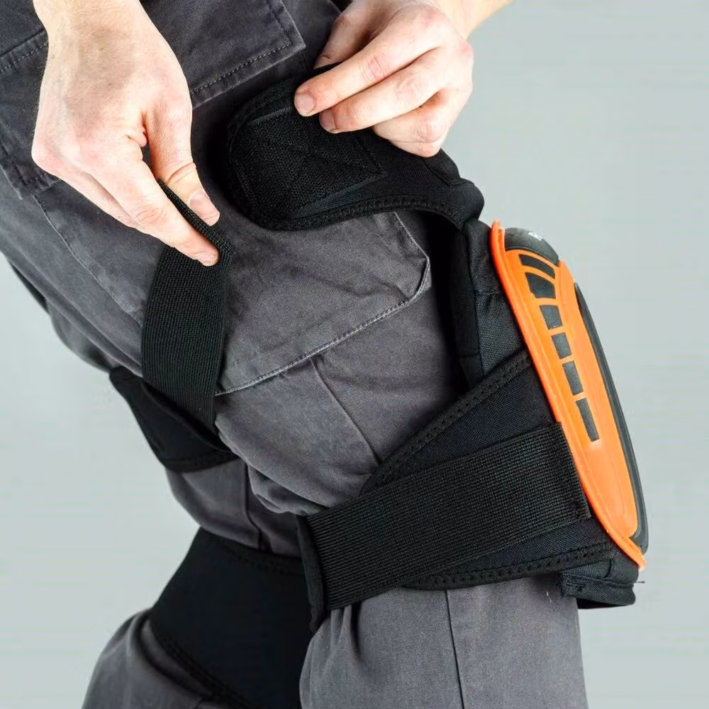 FLAVORA Heavy Duty Gel Cushion Knee Pads, 2 Pack, Black – 3
