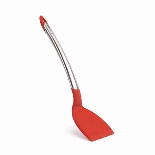 Cuisipro Red Silicone and Stainless Steel Heat Resistant Turner – 1