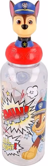 STOR Paw Patrol 3D Figured Water Bottle, Red, 560ml