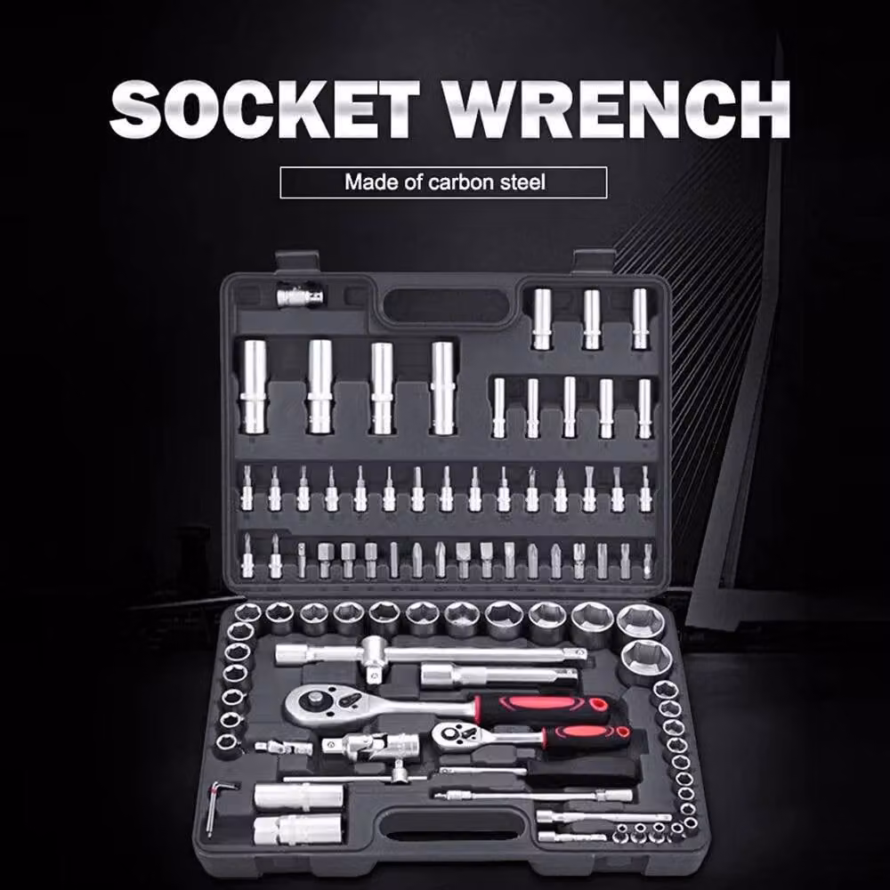 NESTLUNE 94 Piece 1/2" and 1/4" Drive Socket and Screwdriver Set in Black – 3