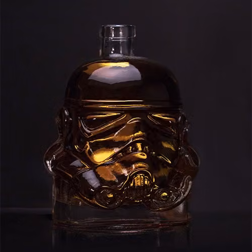 Thumbs Up! Stormtrooper Glass Decanter with Stopper, Transparent, 0.75 l – 2