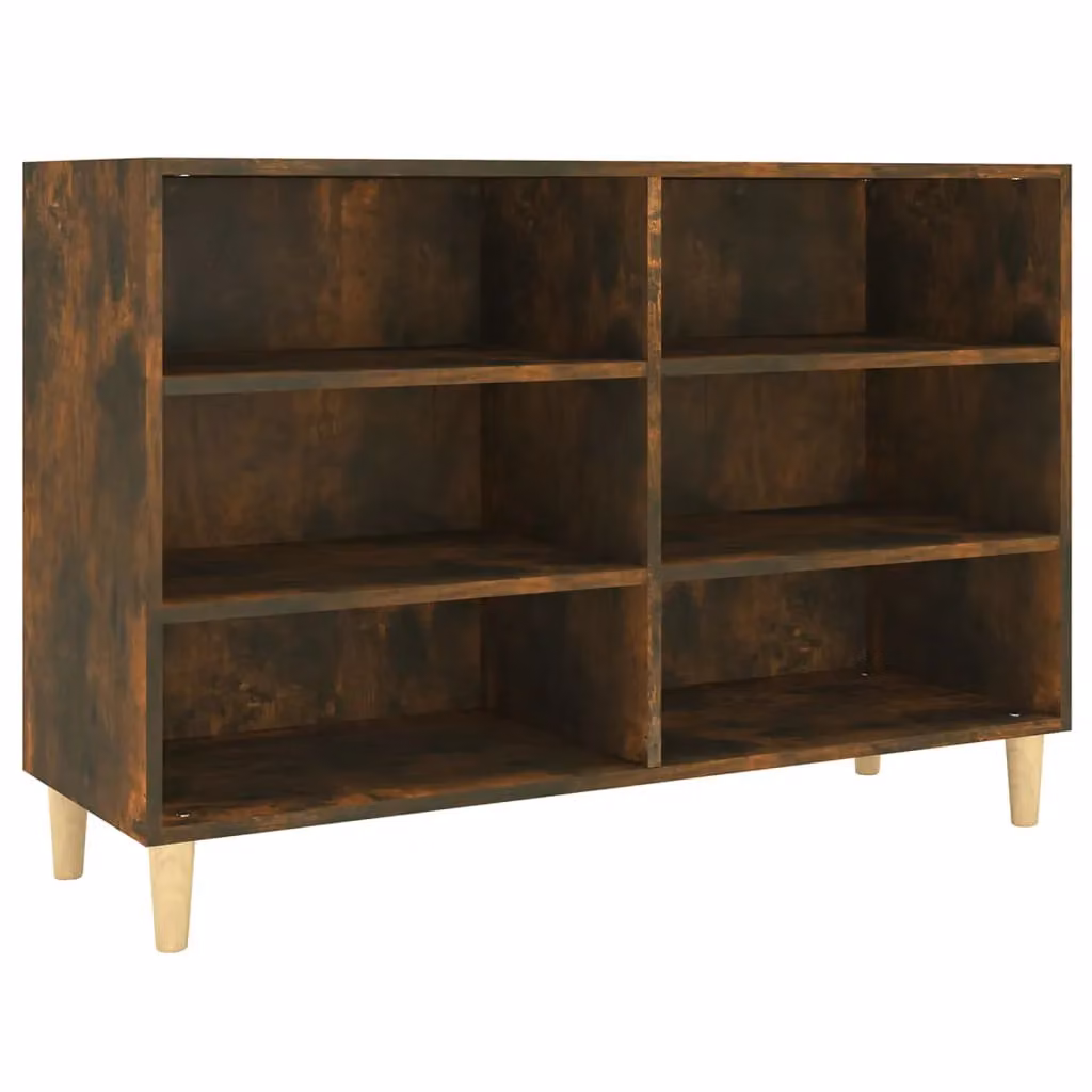 Berkfield Home Smoked Oak Sideboard in Brown, W/D/H: 103.5 x 35 x 70 cm – 2