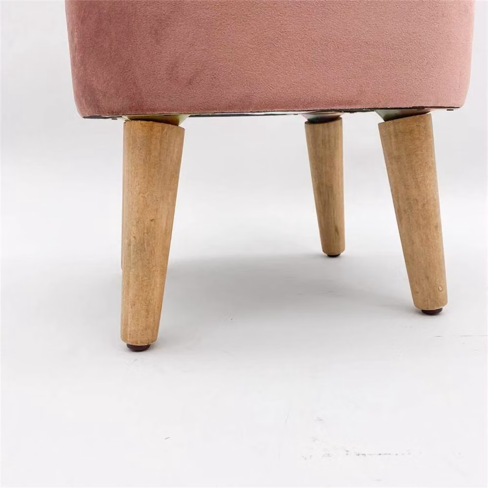 Nordara Pink Velvet Lift Top Storage Ottoman Footstool, W: 110 cm, D: 35 cm, H: 35 cm – 2