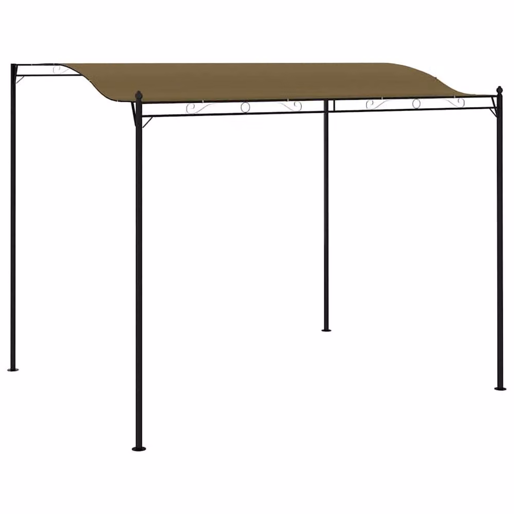 Berkfield Home Sunshade Awning in Beige, W: 240 cm, D: 205 cm, H: 240 cm – 2