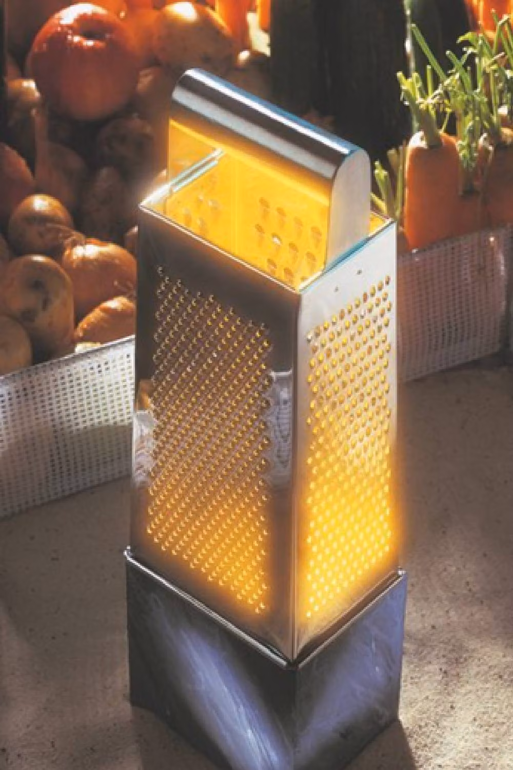 Gefu CUBO Premium Stainless Steel Rectangular Box Grater for Cheese and Vegetables, Silver – 2
