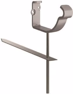 Lindab Steel Gutter Rise and Fall Bracket, 150mm, Anthracite Metallic