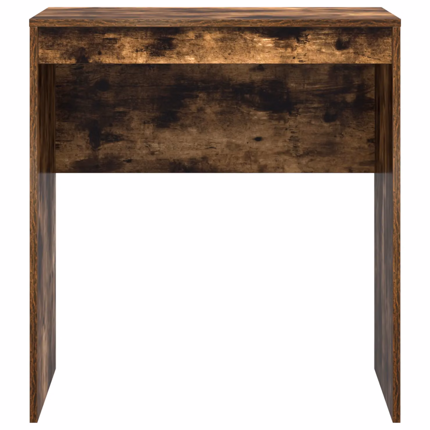 Berkfield Home Smoked Oak Writing Desk in Brown, W/D/H: 70 x 40 x 76 cm – 4