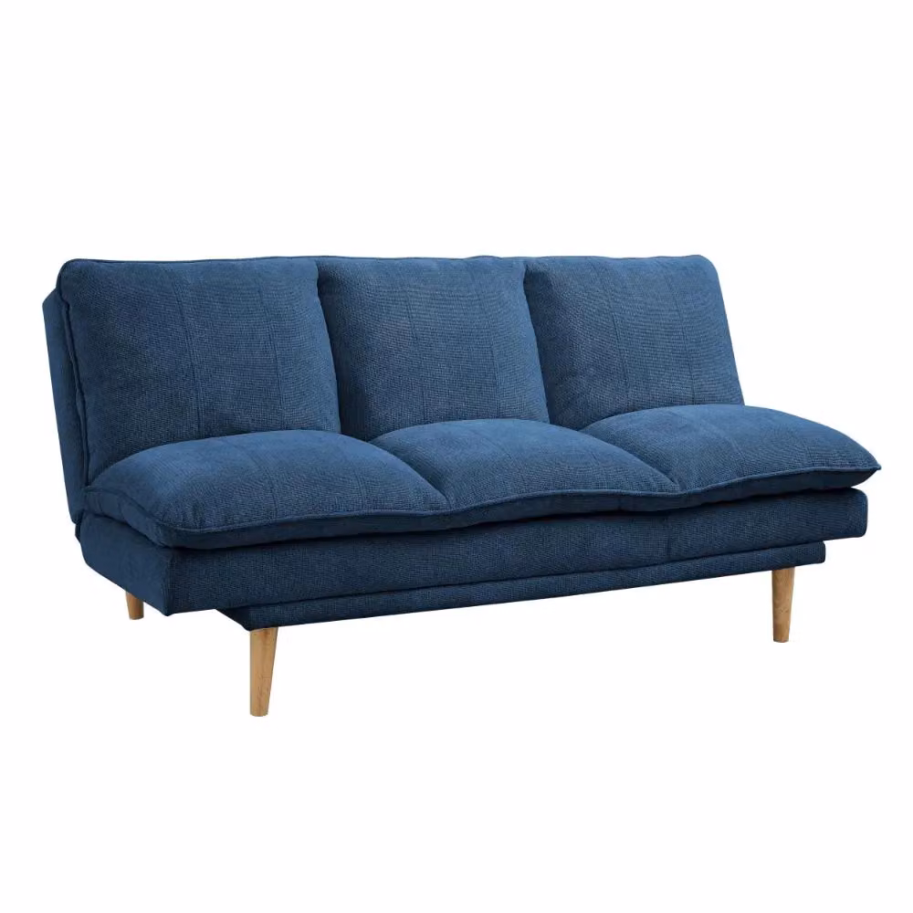 Home Detail Poppy 3 Seater Click Clack Sofa Bed in Blue – 3