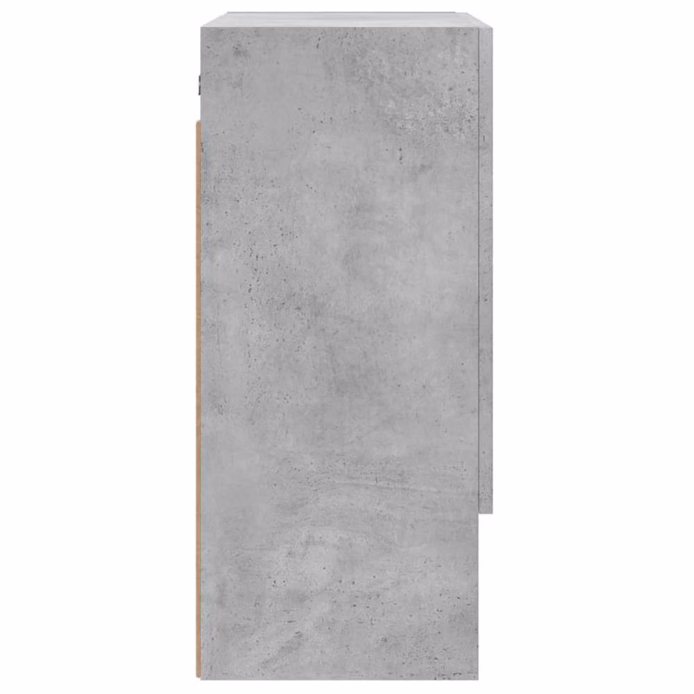 Berkfield Home Wall Mounted Cabinet in Concrete Grey, W/D/H: 60 x 31 x 70 cm – 3