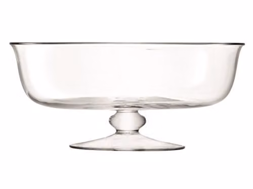 LSA International Serve Dessert Comport, Transparent Glass, Diameter: 31 cm, Height: 14 cm