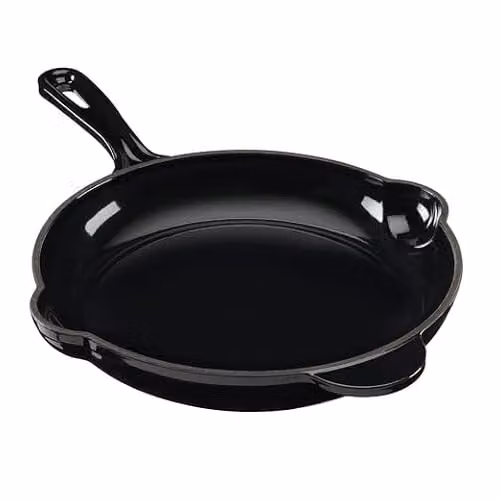Cooks Professional Black Enamelled Cast Iron 26cm Frying Pan – 1