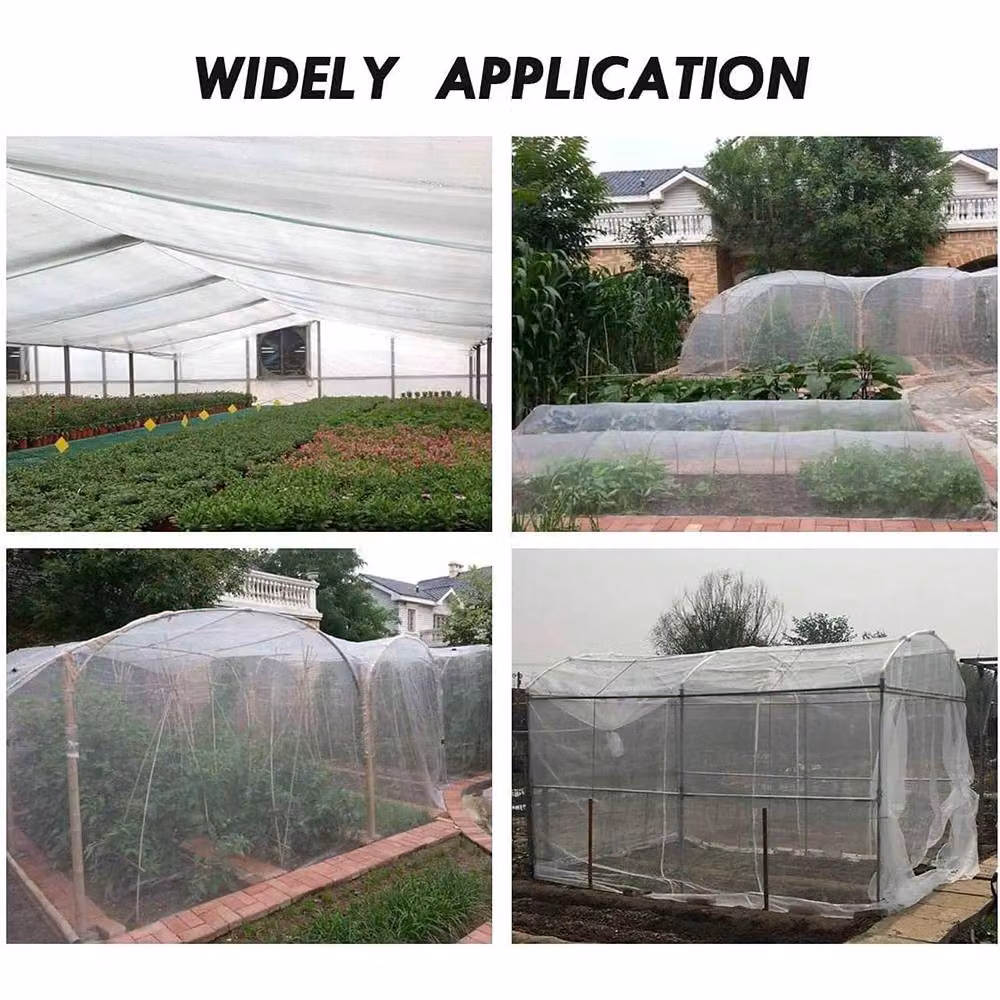 Ventryn White Insect Net for Vegetable Plants and Bird Protection, 3 x 15 m – 5