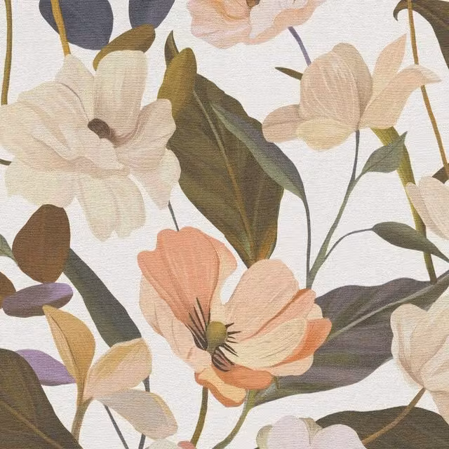 Erismann Fairy Blossom Floral Botanical Multicolour Vinyl Wallpaper – 1