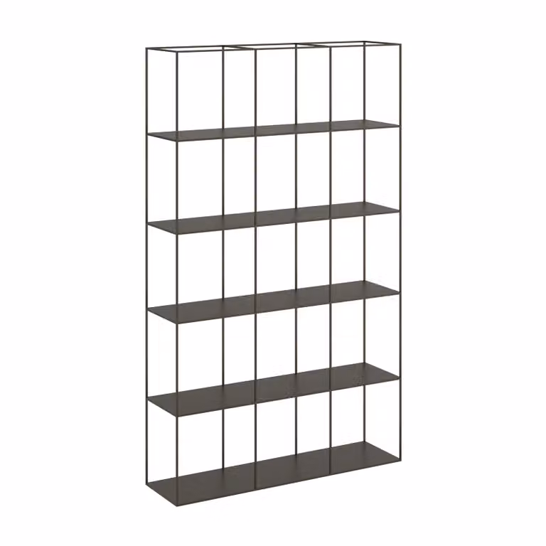 Dome Deco MANIFEST Rack XL Modern Metal Storage Rack in Black or Brown