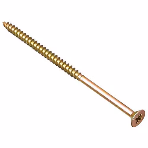 Forgefix Multi-Purpose Pozidriv Chipboard Screws, Silver, Box of 100, Diameter: 6.0 mm, Length: 150 mm