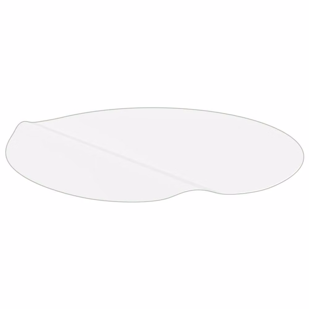 Berkfield Home Clear Matte PVC Table Protector, 100 cm, 2 mm Thickness – 2