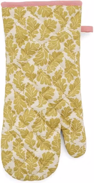 Land & Shore Oak Leaf Single Cotton Oven Glove in Multicolour
