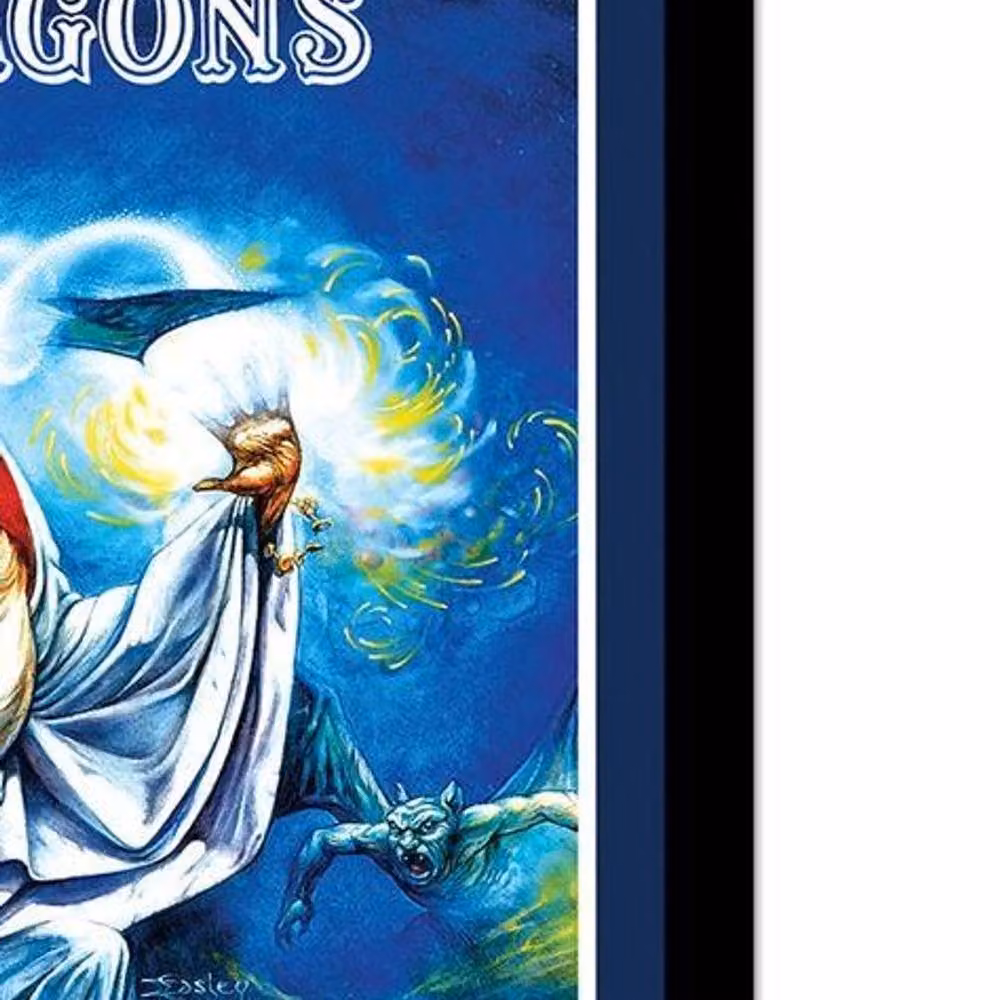 Dungeons & Dragons Wizard Multicolour Framed Paper Poster – 2
