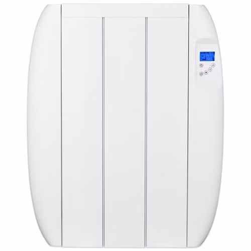 MYLEK 600W Aluminium Electric Panel Convector Heater with Timer and Thermostat, White, Wall Mounted or Freestanding – 1