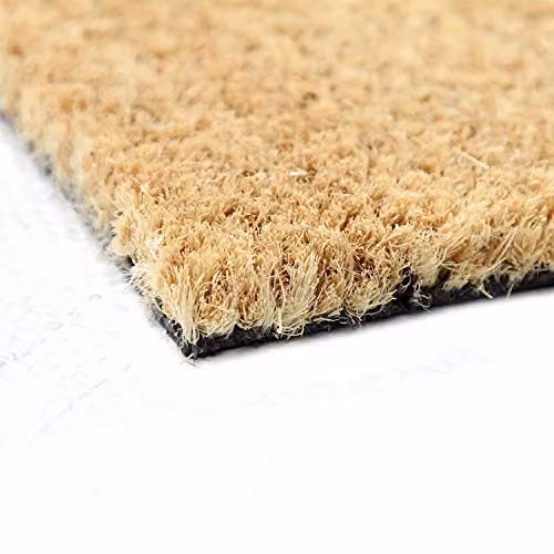 Coco&Coir Non-Slip Coir Door Mat with Scooter Ride Design, Multicolour, W: 75 cm, D: 45 cm, H: 1.5 cm – 4
