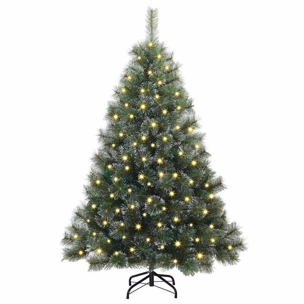 Berkfield Home Artificial Green Christmas Tree with 150 LEDs, Height: 150 cm – 3