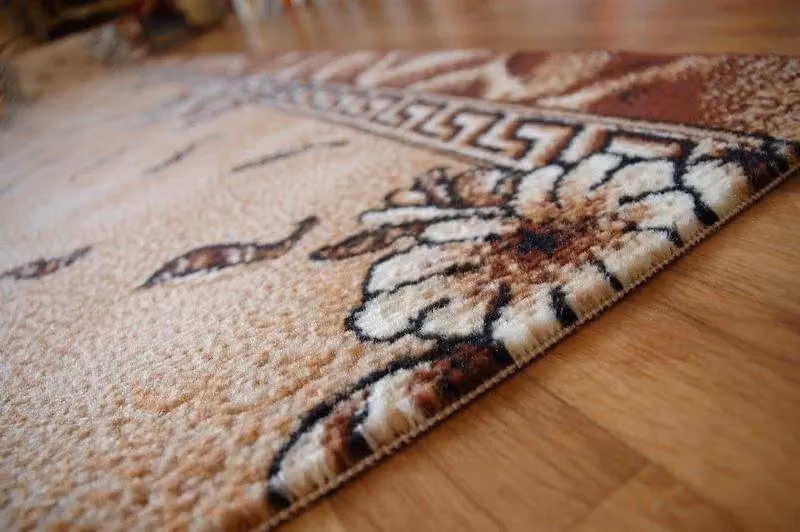 RugsX Bcf Trio Floral Runner in Gold, W: 150 cm, L: 400 cm – 2
