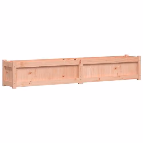 vidaXL Brown Douglas Fir Wood Garden Planter Tub for Herbs and Flowers