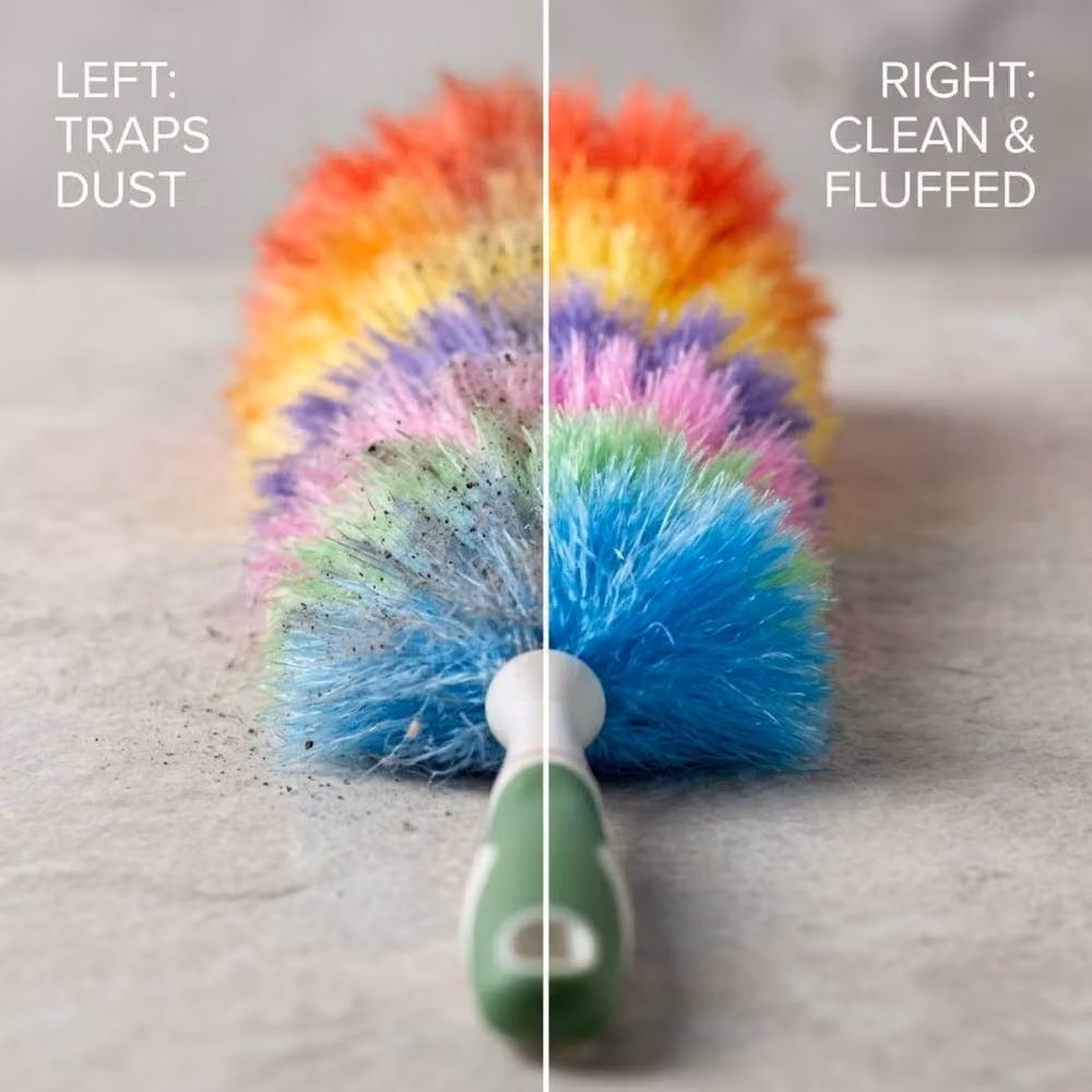 Bedsland Reusable Static Duster with Protective Cover in Multicolour – 4