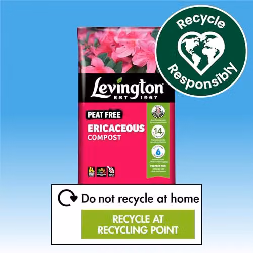 Levington Peat Free Ericaceous Compost for Acid-Loving Plants, 50 l – 4