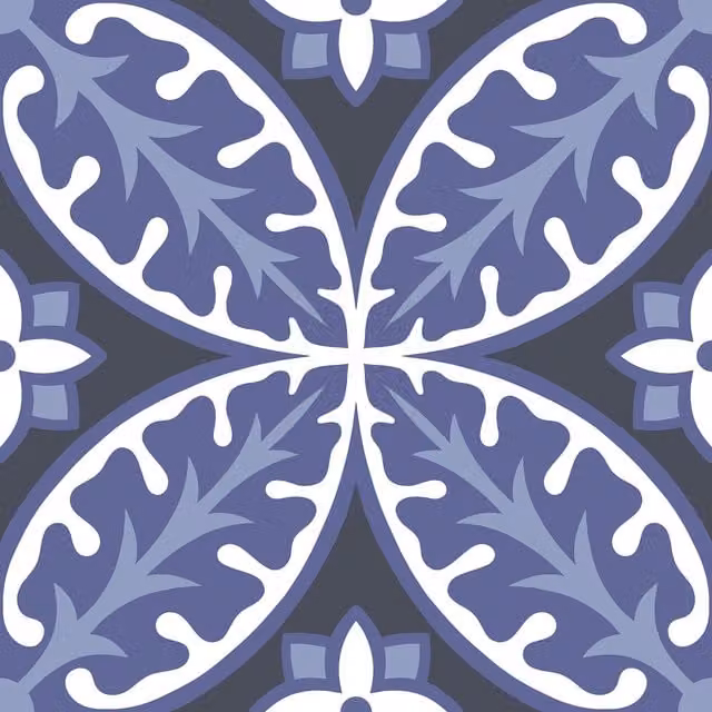 Fine Decor Capri Blue Self-Adhesive Peel and Stick Vinyl Floor Tiles, 0.93sqm