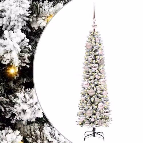 vidaXL Artificial White Christmas Tree, Height: 120 cm – 1