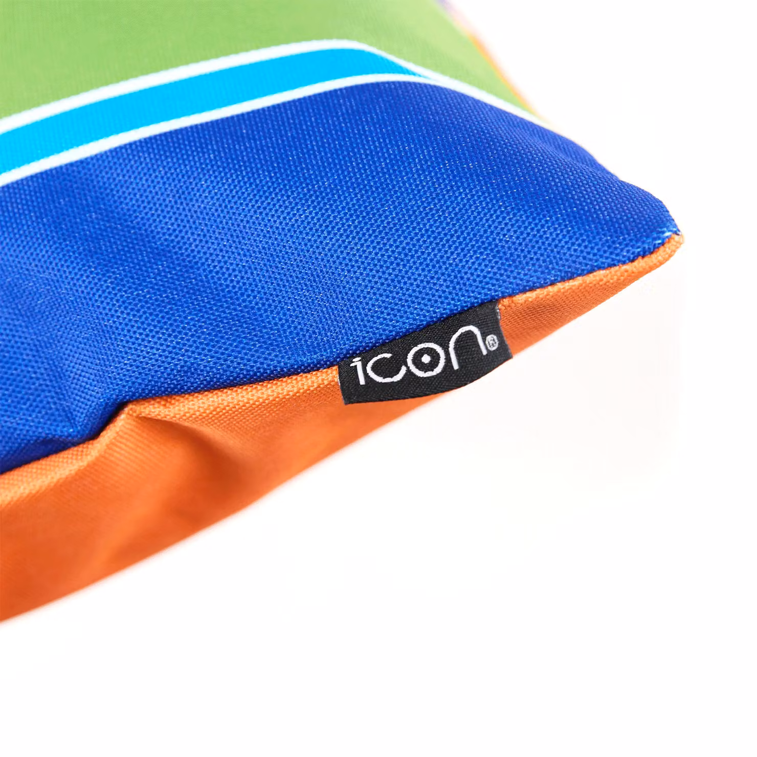 icon Circular Geo Cushion in Aqua Blue and Multicolour, W/D/H: 43 x 43 x 43 cm – 2