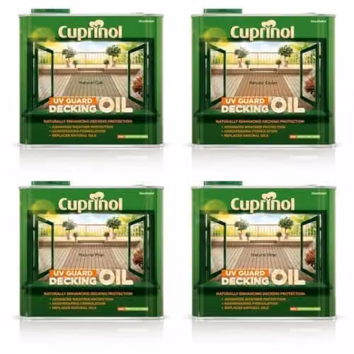 Cuprinol UV Guard Decking Oil in Walnut, 2.5 Litre