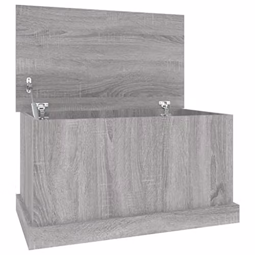 vidaXL Storage Box in Grey Sonoma, W/D/H: 70 x 40 x 38 cm