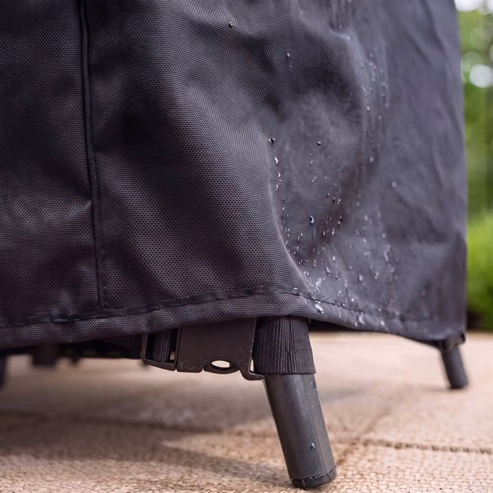 Primrose Waterproof and UV Protected Polyester Furniture Cover in Black W/D/H: 180 x 275 cm – 3