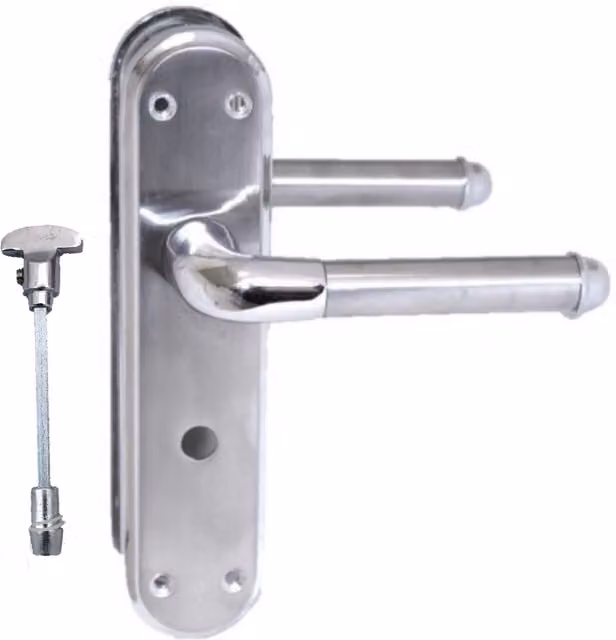 Betley Butterfly Chrome and Silver Door Handle