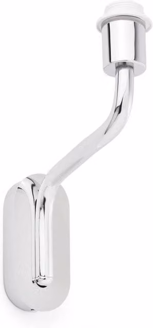 Netlighting Eterna Modern 1 Light Indoor Wall Light in Grey with Chrome Finish, E27