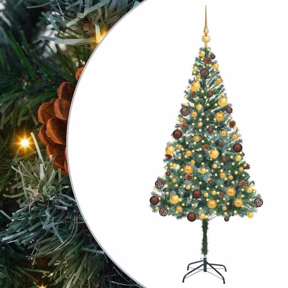 Berkfield Home Artificial Green Christmas Tree with Stand, Height: 180 cm – 2