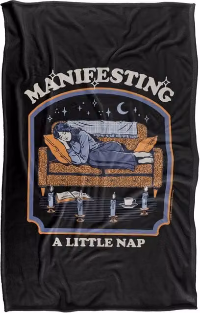 Steven Rhodes Manafestinga Nap Silky Touch Super Soft Fleece Throw Blanket, Multicolour, W/D/H: 91 x 147 cm – 1