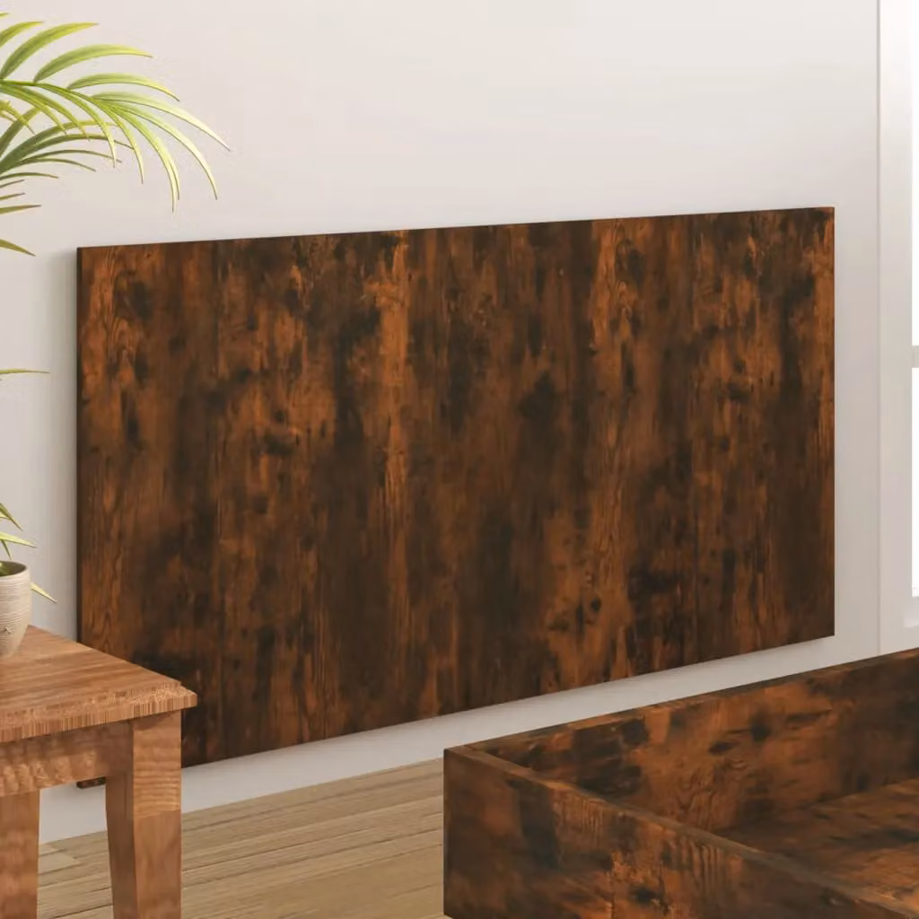 Berkfield Home Classic Bed Headboard in Smoked Oak Brown, W: 160 cm, D: 1.5 cm, H: 80 cm – 3