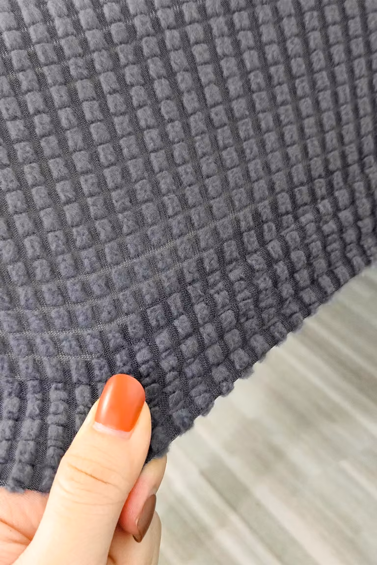 Neel Blue Velvet Dining Chair Slipcovers, Spandex Stretch Chair Covers in Blue and Grey