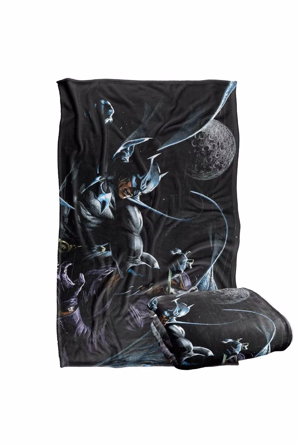 Warner Bros. Batman Joker Distressed Silky Touch Super Soft Fleece Throw Blanket, Black and Multicolour, W: 91.44 cm x L: 147 cm – 6