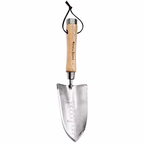 Kent & Stowe Capability Stainless Steel Garden Trowel in Silver and Grey – 1