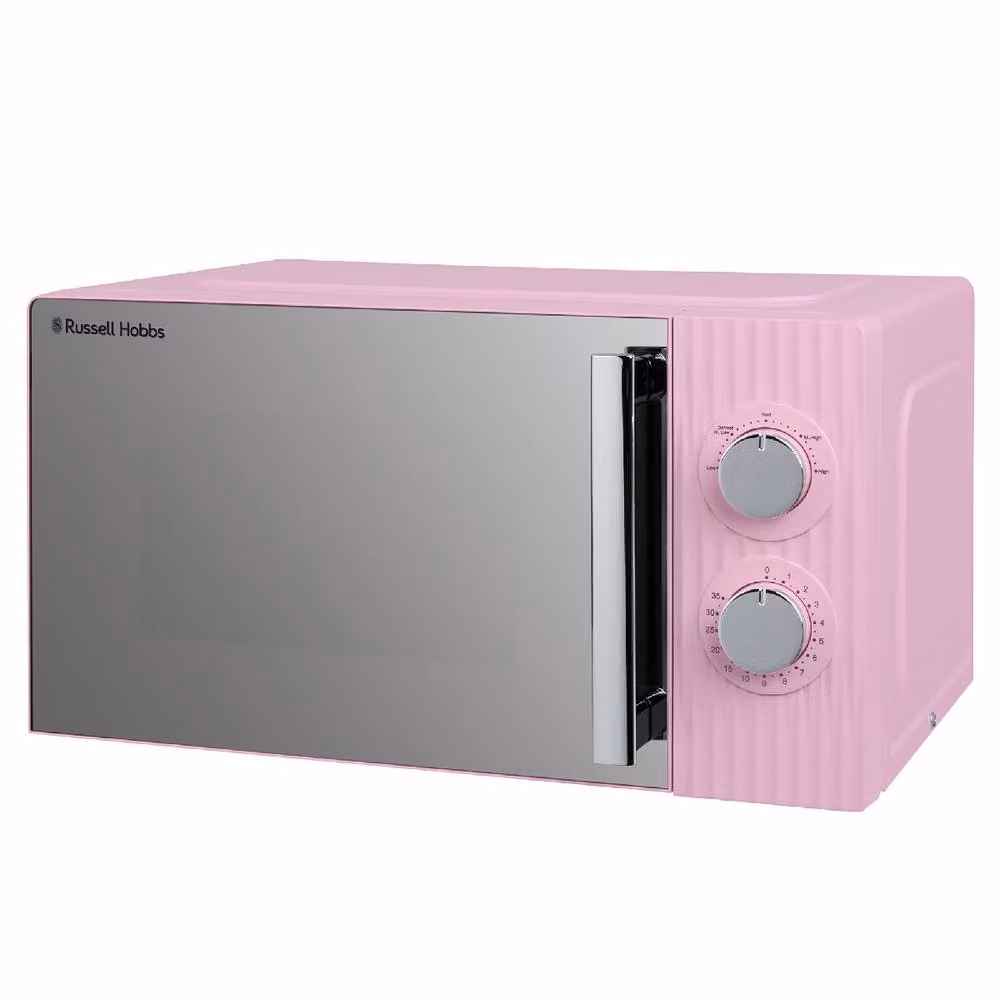 Russell Hobbs Eden 17L Manual Solo Microwave in Pink RHMM725 – 2