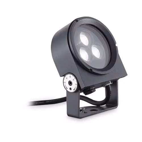 Netlighting Ideal Lux Ulex Outdoor Display Light in Anthracite and Black, IP65, 3000K Warm White