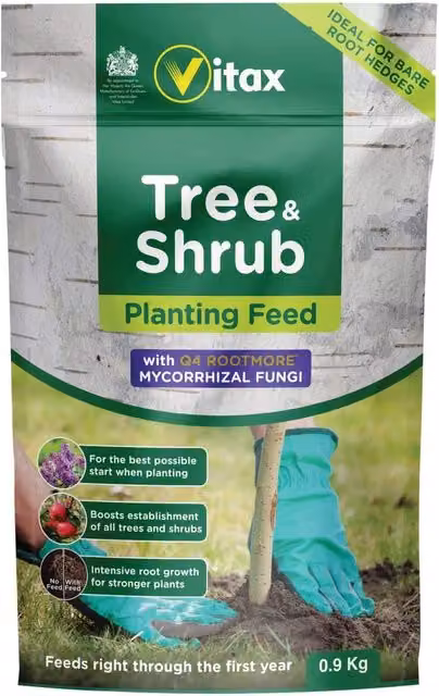 Vitax Tree and Shrub Plant Food with Rootmore Mycorrhizal Fungi, 900g