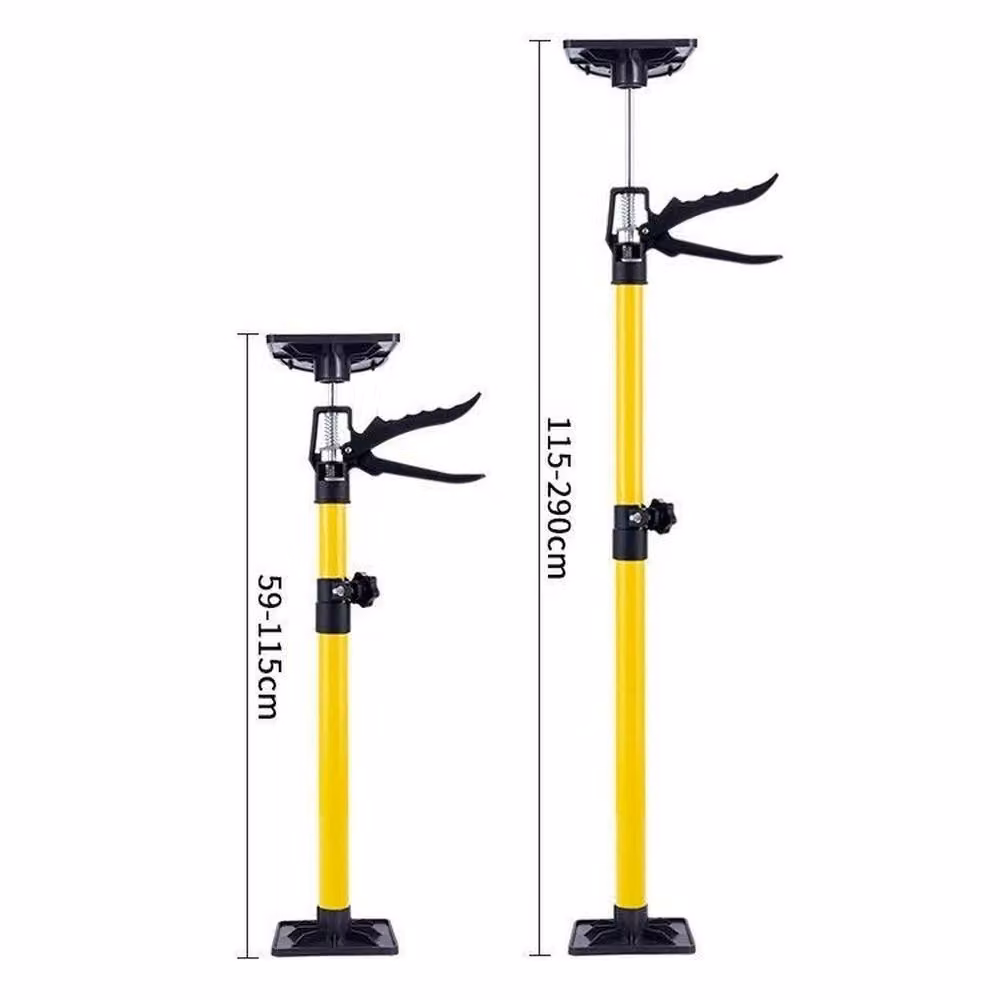 VOGREX Adjustable Plasterboard Ceiling Support, Yellow Steel, 50-115 cm – 2