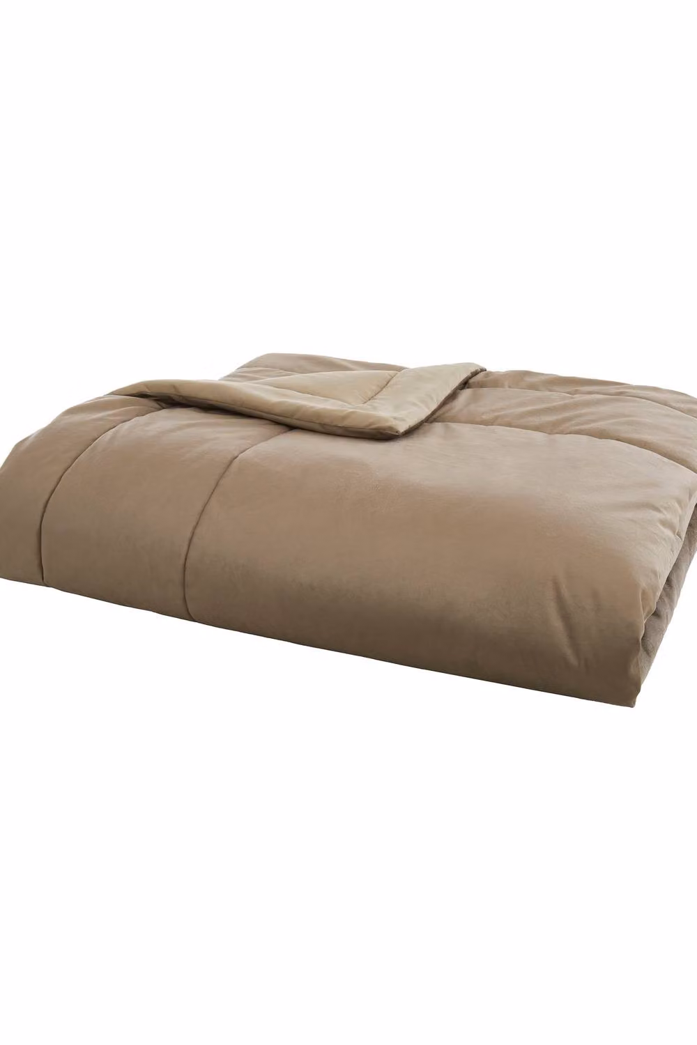 Appletree Harlan Quilted Velvet Bedspread in Taupe – 2